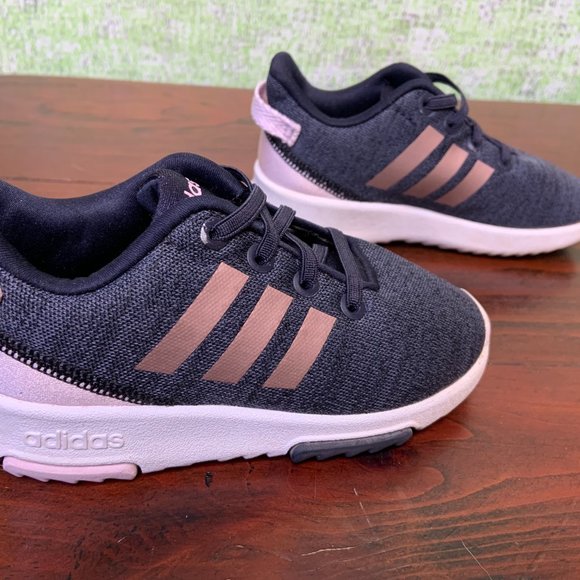 Adidas Cloudfoam Racer TR Sneakers Shoes Slip On Mesh Blue Toddler Size 8 Baby - Picture 6 of 9